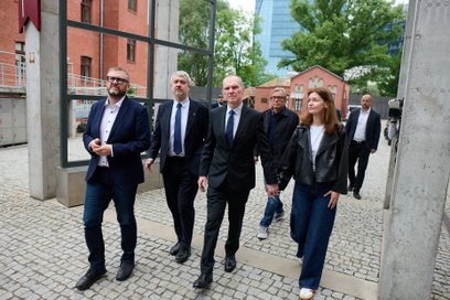 Andrzej Poczobut złożył wizytę w Muzeum Powstania Warszawskiego