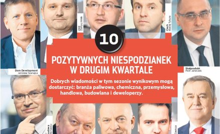 Analitycy typują wynikowych faworytów II kwartału