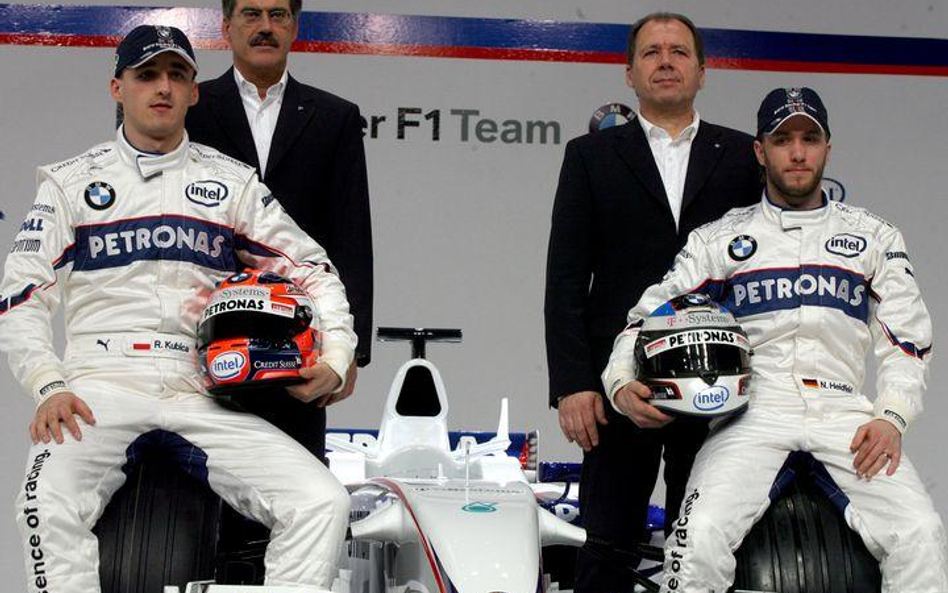 Robert Kubica zna dobrze Nicka Heidfelda z dawnego teamu. To była raczej "szorstka przyjaźń". Na zdj