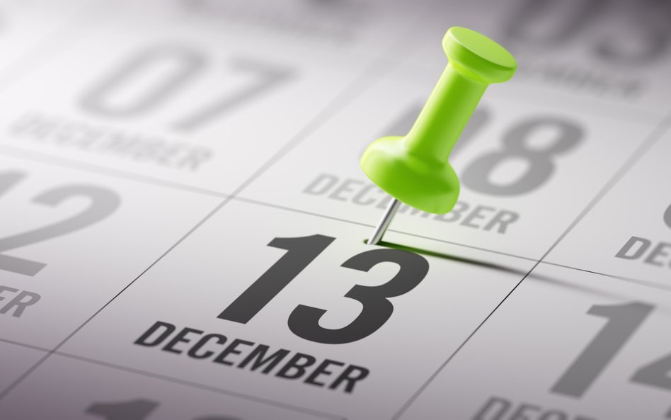 Wydarzy się dziś. Kalendarium wydarzeń na rynkach w dniu 13.12.2024