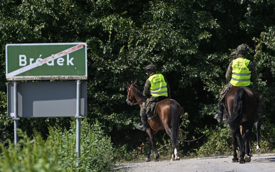 Akcja poszukiwania rosyjskiego obiektu powietrznego w okolicach miejscowości Bródek, 28 sierpnia