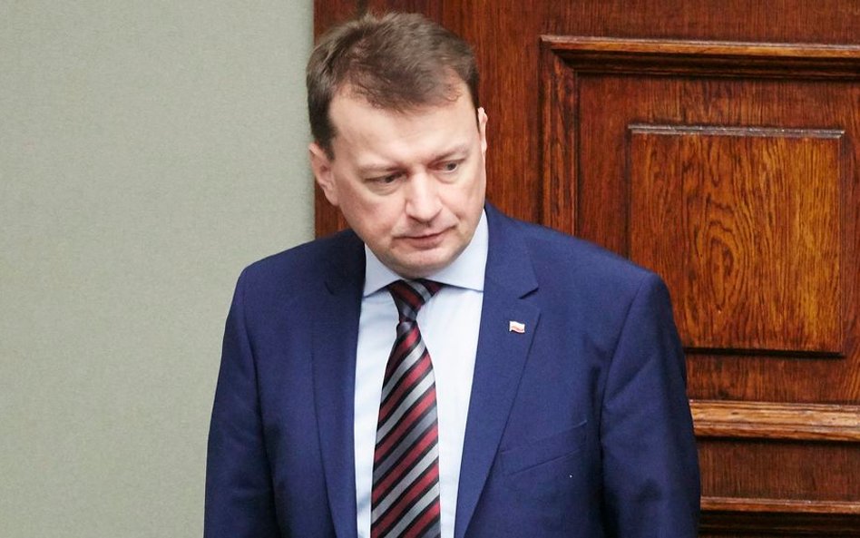 Szef MSWiA Mariusz Błaszczak