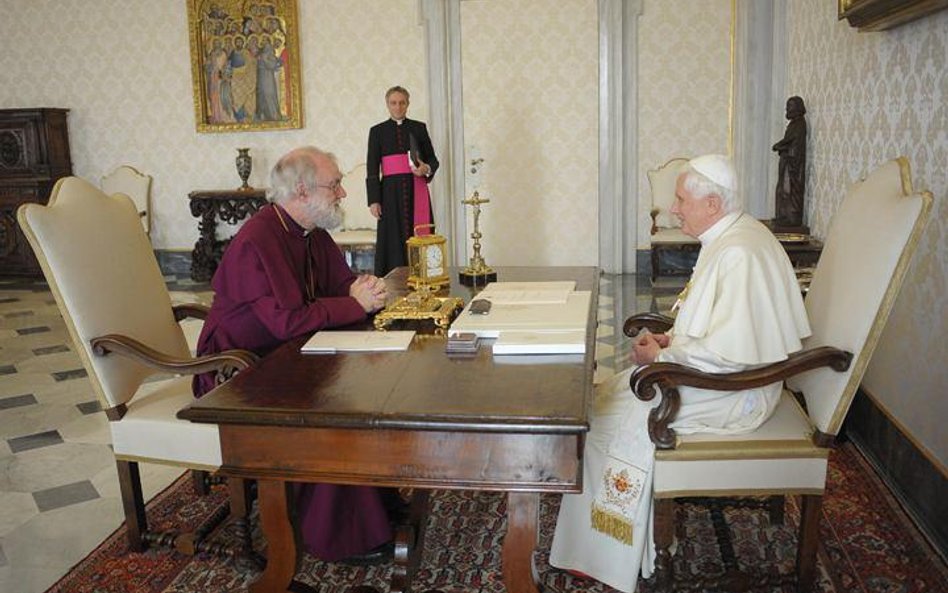 Canterbury Rowan Williams i Benedyky XVI