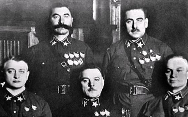 Pierwszych pięciu marszałków Związku Radzieckiego w 1935 r. Od lewej: Michaił Tuchaczewski, Siemion 