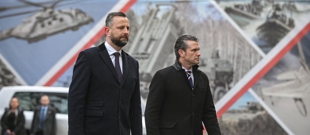 Władysław Kosiniak-Kamysz i Pete Hegseth