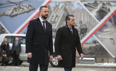 Władysław Kosiniak-Kamysz i Pete Hegseth