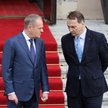 Premier RP Donald Tusk i szef MSZ Radosław Sikorski