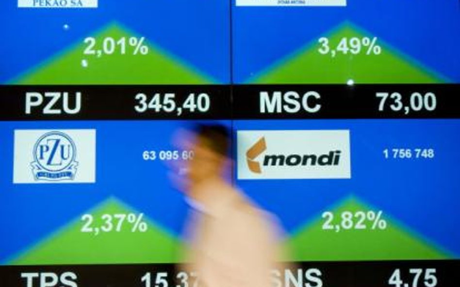 Na koniec sesji WIG 20 zyskiwał 4,84 proc.