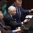Jarosław Kaczyński w sejmowych ławach