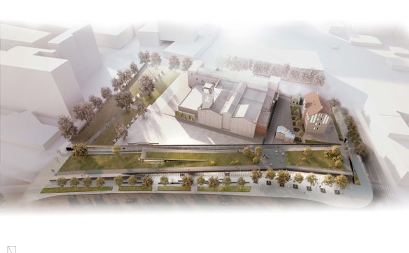 Projekt rozbudowy. Wizualizacja: Nizio Design International