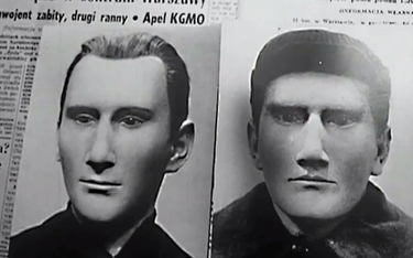 Portrety sprawców napadu stulecia opublikowane w prasie w 1964 r. Czy to Antoni S. (z lewej) i Adam 