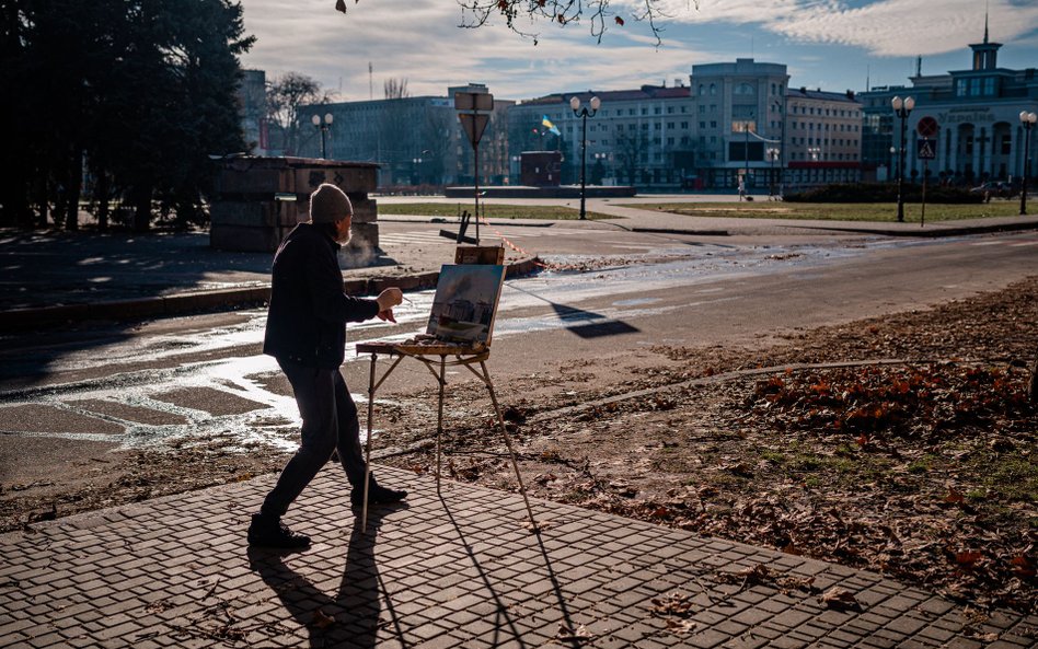 Centrum wyzwolonego przez Ukraińców Chersonia