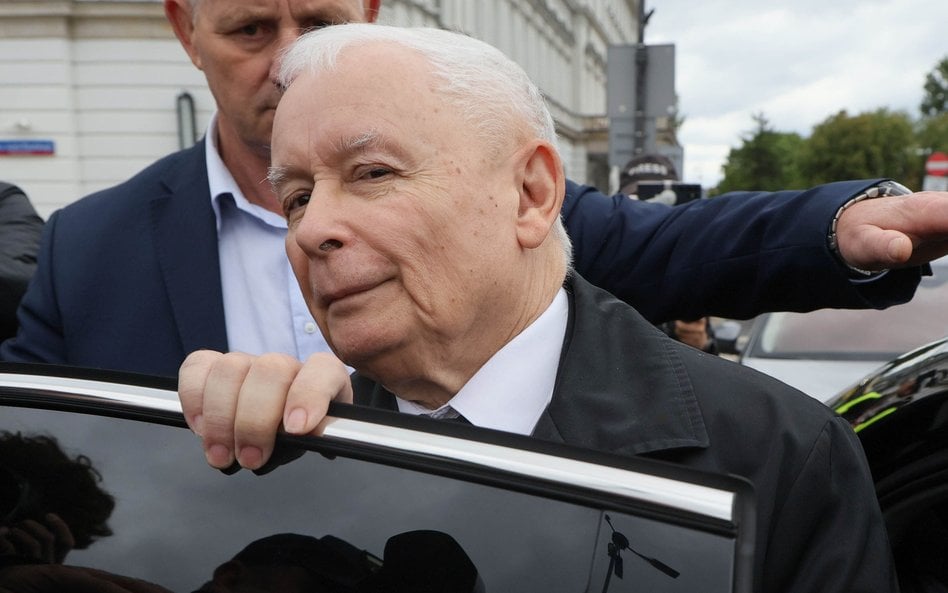 Prezes PiS Jarosław Kaczyński
