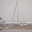 Boeing 767 lecący z Newark w USA lądował awaryjnie na warszawskim lotnisku bez wysunietych kół
