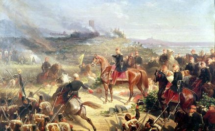 Napoleon III wydaje rozkazy pod Solferino, mal. Adolphe Yvon, lata 60. XIX w.