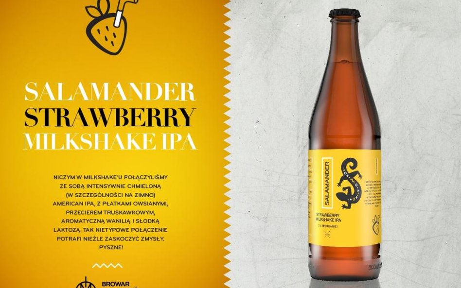 Salamander Strawberry Milkshake IPA –Browar 100 mostów
