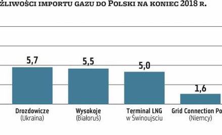 Polska przy pełnym wykorzystaniu możliwości przesyłowych gazociągów transgranicznych i gazoportu w Ś
