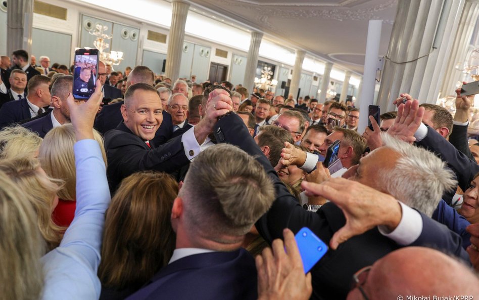 Po zaprzysiężeniu nowy prezydent spotkał się z zaproszonymi gośćmi