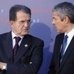 Włoski premier Romano Prodi (z lewej) przed rozpoczęciem lizbońskiego szczytu nie tracił nadziei, że