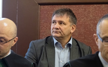 Sędzia Waldemar Żurek (C) na sali Sądu Dyscyplinarnego przy Sądzie Apelacyjnym w Katowicach