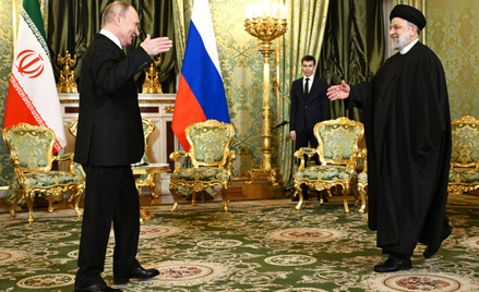 Spotkanie Putin-Raisi na Kremlu, grudzień 2023