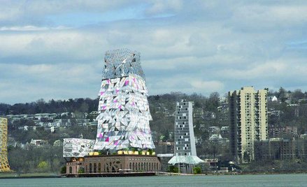 Elektrownia w Yonkers z 1904 roku‚ stojąca przy nadbrzeżu rzeki Hudson