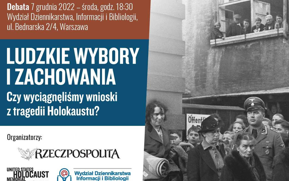 Ludzkie wybory i zachowania. Czy wyciągnęliśmy wnioski z tragedii Holokaustu?