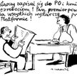 Komentarz rysunkowy. Wystarczy zapisać się do PO i koniec z bezrobociem!