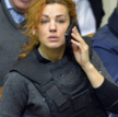 Łesia Orobec przychodzi na posiedzenia parlamentu w kamizelce kuloodpornej