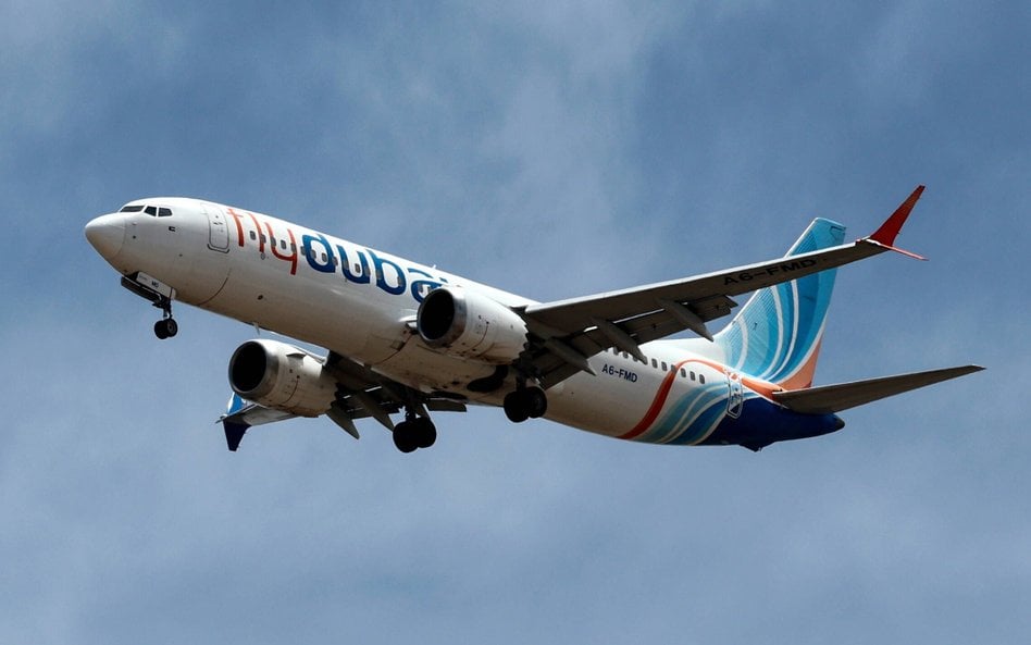 Samolot linii lotniczych flydubai (fot. ilustracyjna)