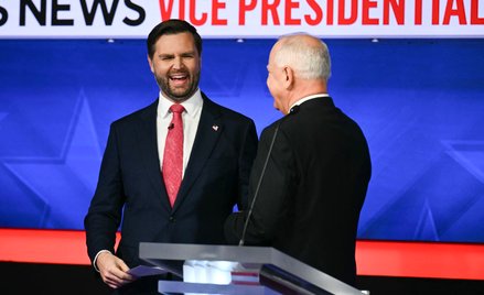 J.D. Vance i Tim Walz