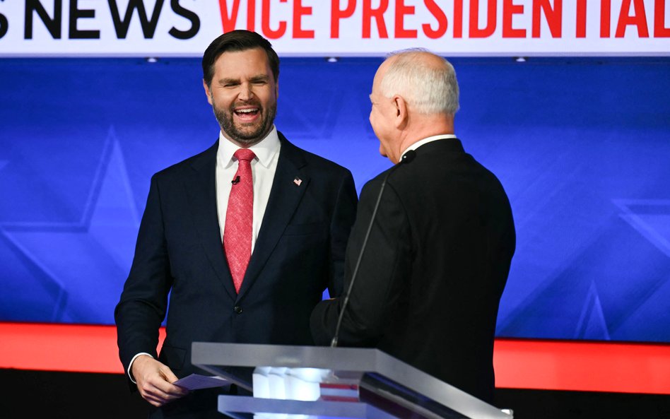 J.D. Vance i Tim Walz