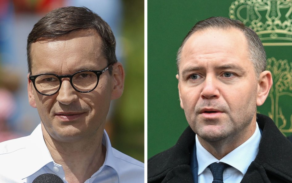 Mateusz Morawiecki i Karol Nawrocki.