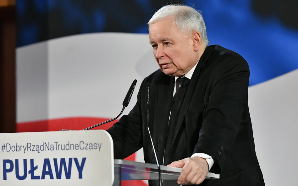 Prezes Prawa i Sprawiedliwości Jarosław Kaczyński