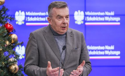 Minister nauki Dariusz Wieczorek