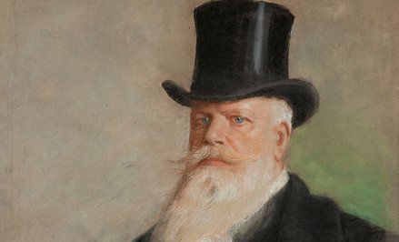 Leon Wyczółkowski (1852–1936), „Portret Ignacego hr. Korwin-Milewskiego”, 1901, pastel, tektura
