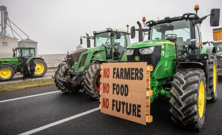 Protest rolników w Katalonii