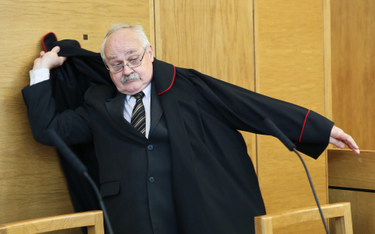 Prokurator Wojciech Sadrakuła podczas rozprawy przed Trybunałem Konstytucyjnym