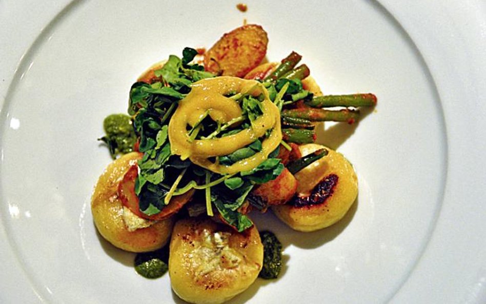 Zilli Green. Gnocchi faszerowane serem blue