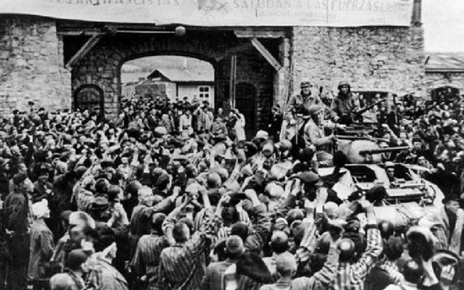 Mauthausen-Gusen wyzwalane przez Amerykanów, 1945 r.