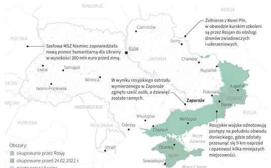 Tak wyglądała sytuacja na froncie w 986 dniu wojny