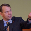 Radosław Sikorski w Dreźnie