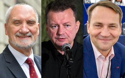Antoni Macierewicz (szef MON w latach 2015-2018), Mariusz Błaszczak (2018-obecnie) i Radosław Sikors
