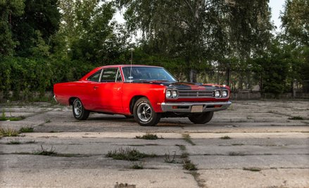 Plymouth Road Runner z 1969 roku, wyceniony na 200 000 zł.