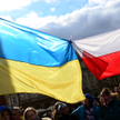 Proukraińska demonstracja w Krakowie kilka dni po wybuchu wojny