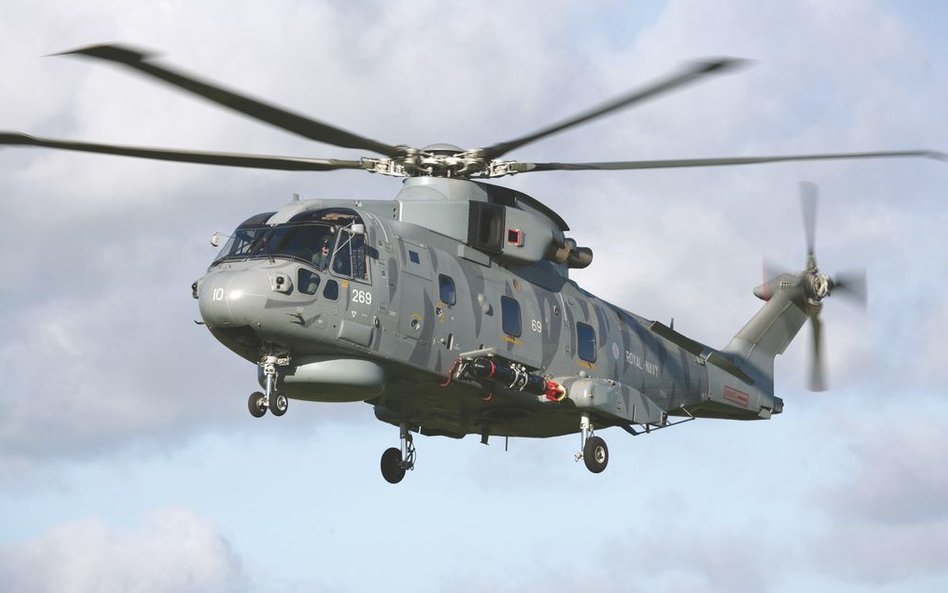 AW101 Merlin z Royal Navy Air Station Culdrose, łowca wrogich okrętów