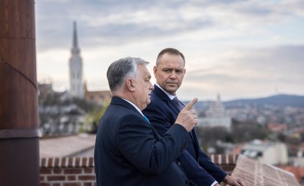 Prezydent Karol Nawrocki podczas spotkania z premierem Węgier Viktorem Orbánem