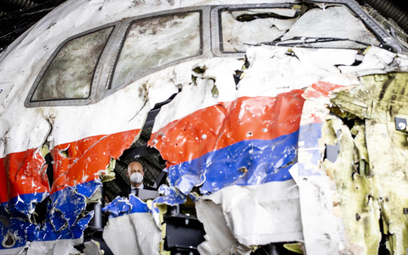 Odtworzony w Holandii wrak samolotu ogląda szef składu sędziowskiego Hendrik Steenhuis