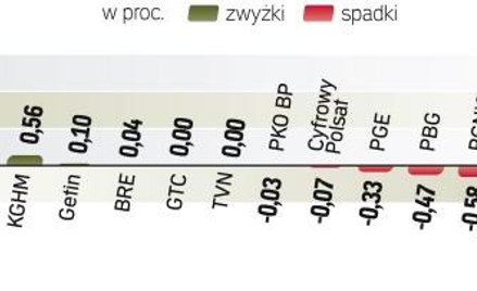 WIG20 stracił wczoraj zaledwie 0,16 proc. Obroty na giełdzie też nie były wysokie, wyniosły tylko 1,