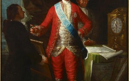 Francisco de Goya, The Count of Floridablanca, 1783, Oil on canvas, 260 x 166 cm